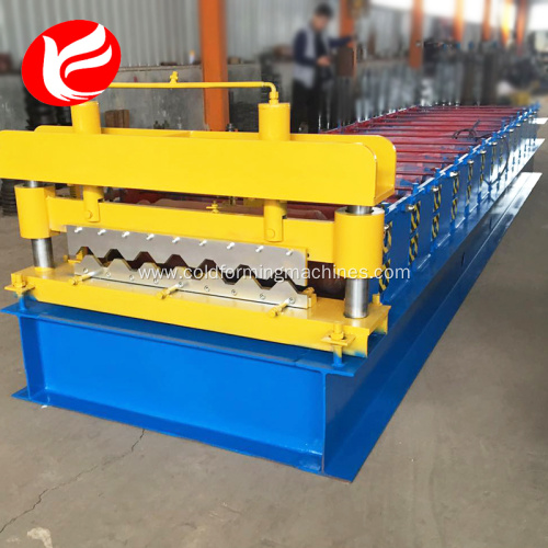 Fully automatic steel roof panel roll forming machine